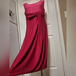 Elegant Red Maxi Dress